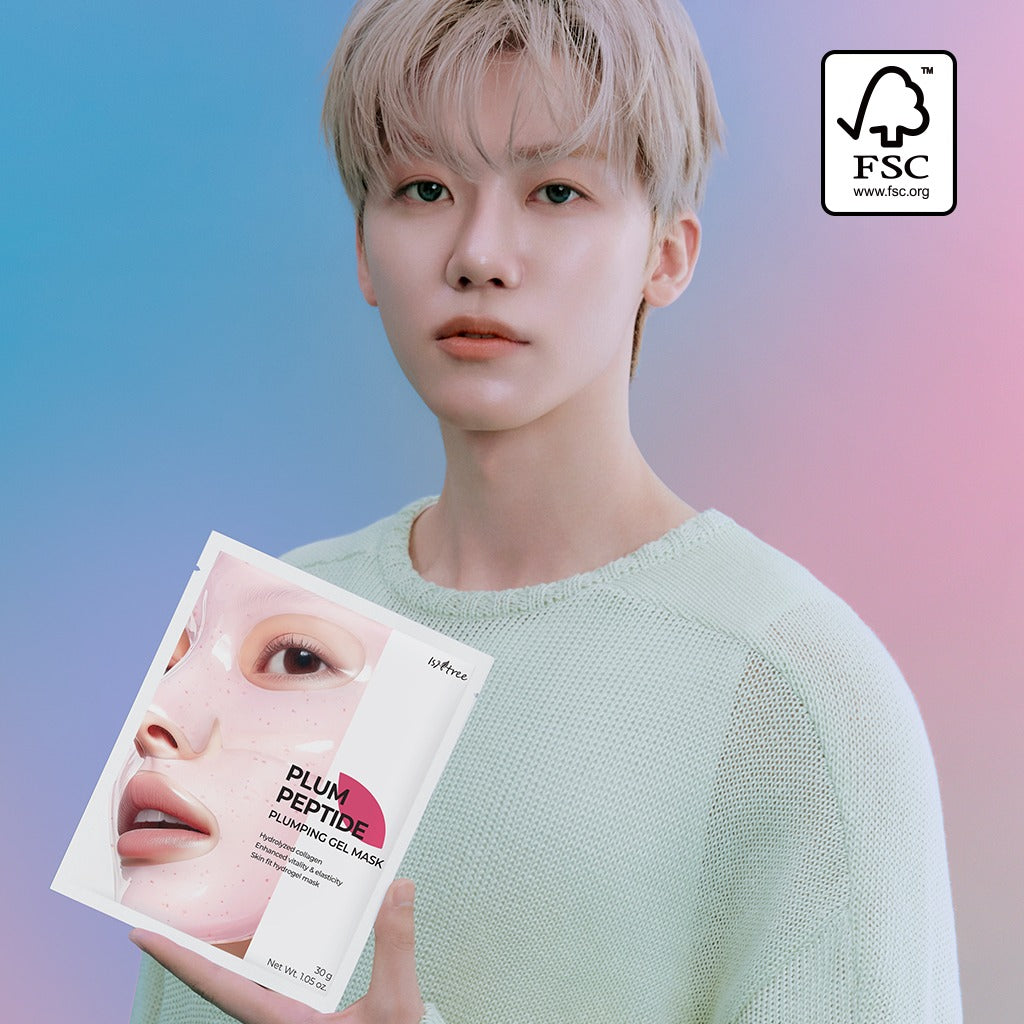 [isntree] Plum Peptide Plumping Gel Mask 30g x 4